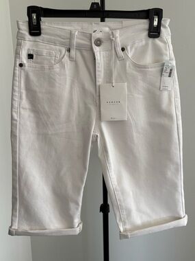 KanCan White Woman’s Denim Jean Shorts